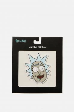 Typo Rick & Morty Jumbo Sticker
