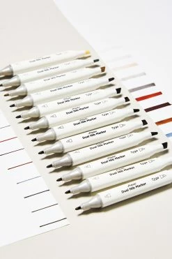 Typo Artists Dual Nib Marker 12Pk