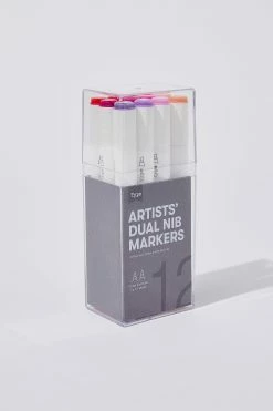 Typo Artists Dual Nib Marker 12Pk