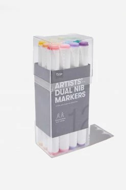 Typo Artists Dual Nib Marker 12Pk