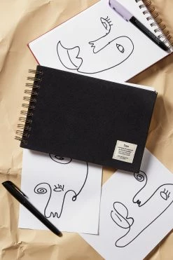 Typo A5 Spiral Sketch Book