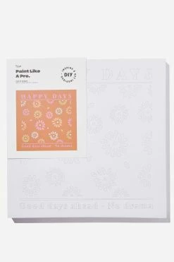 Cheap Stationery Store 16 Typo Paint By Numbers 40 X 40