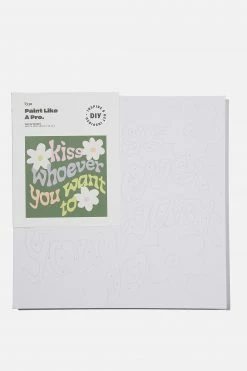 Typo Paint By Numbers 40 X 40