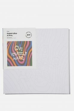 Typo Paint By Numbers 40 X 40