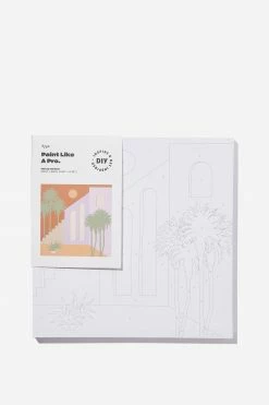 Typo Paint By Numbers 30 X 30