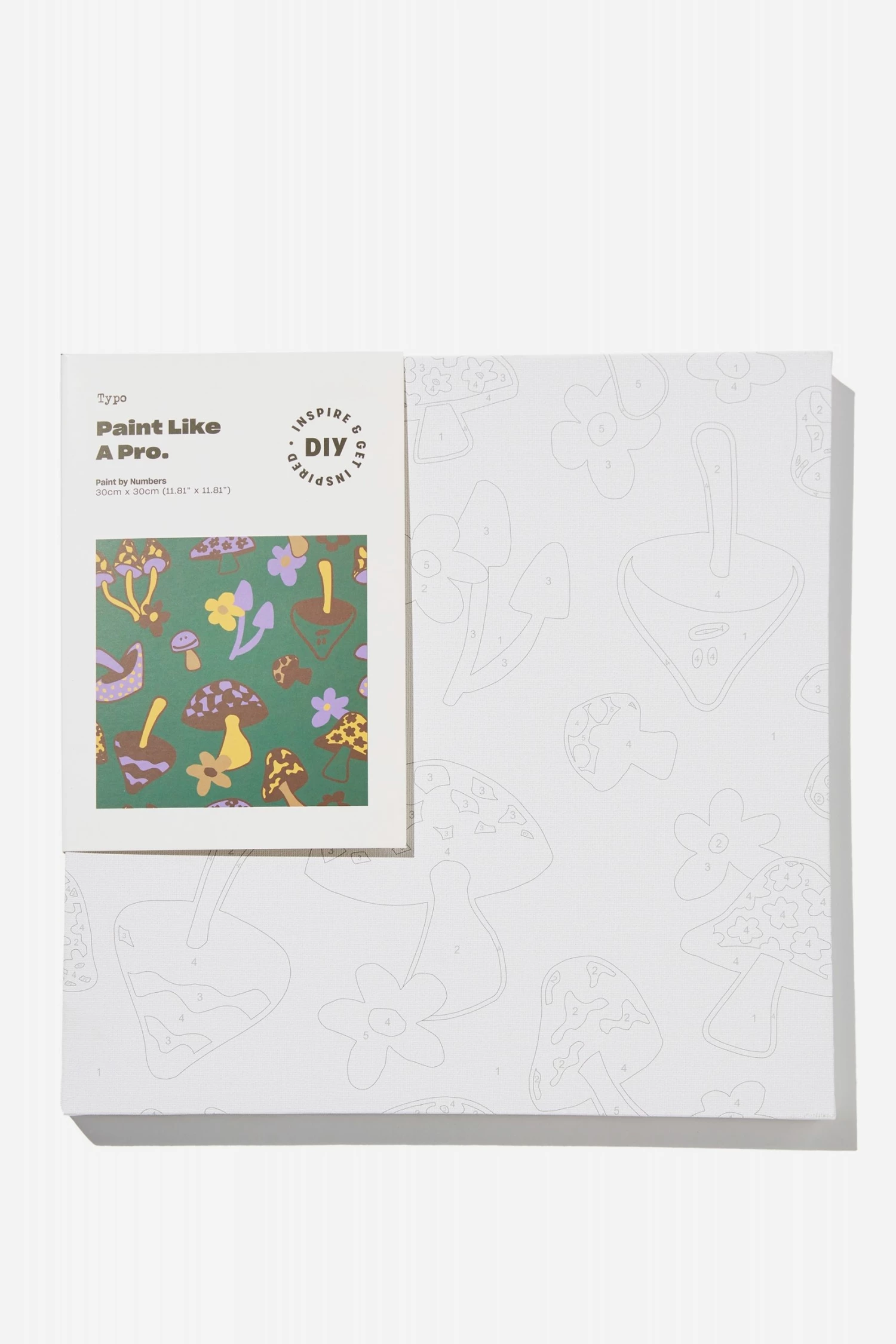 Typo Paint By Numbers 30 X 30 1 Typo Paint By Numbers 30 X 30