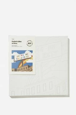 Typo Paint By Numbers 30 X 30