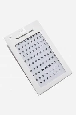 Typo Nail Sticker Pack