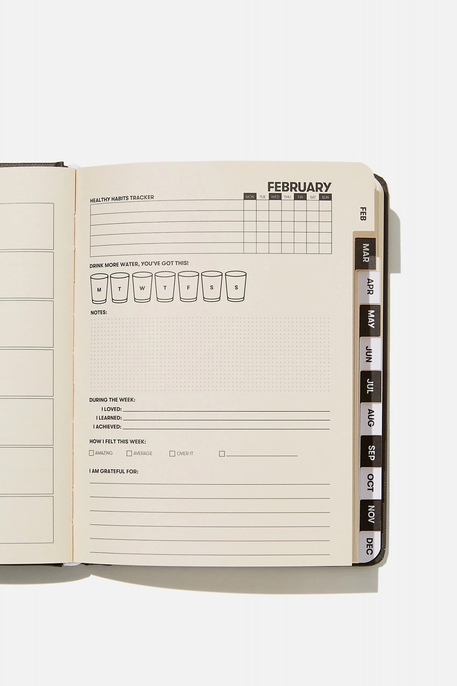 Typo 2023 Small Weekly Wellness Diary 2 Typo 2023 Small Weekly Wellness Diary - Image 2