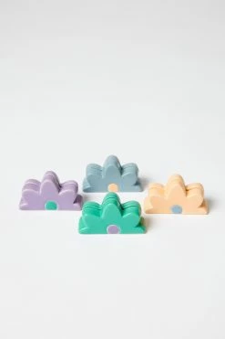 Typo Ceramic Card Holder 4 Pack