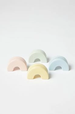 Typo Ceramic Card Holder 4 Pack